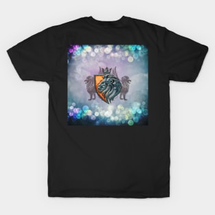 Wonderful lion head with crown T-Shirt